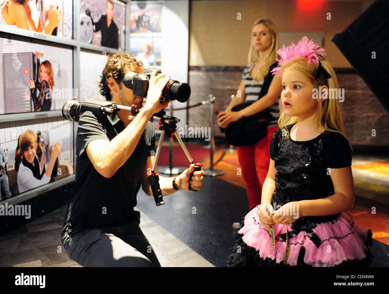 Sept. 13, 2011 - Manhattan, New York, U.S. - EDEN WOOD - star of the television show, ''Toddlers and Tiaras'' is celebrating Fashion Week and promoting her book, ''From Cradle to Crown'' and CD, ''Cutie Patootie'' at the top of the Empire State Building on the the 86th floor observatory. (Credit Ima Stock Photo