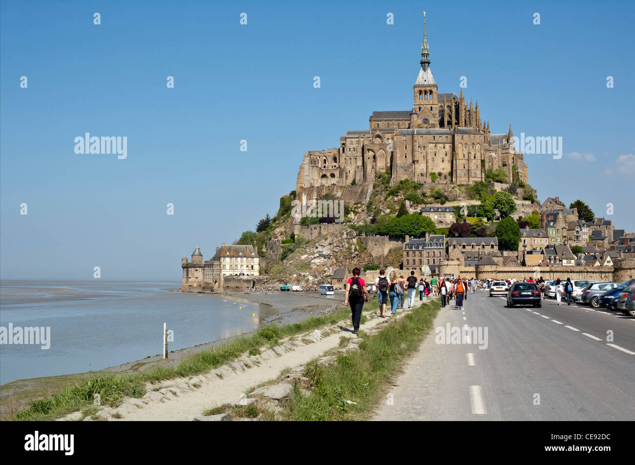 Mont St. Michel, Normandy, France, Europe Stock Photo