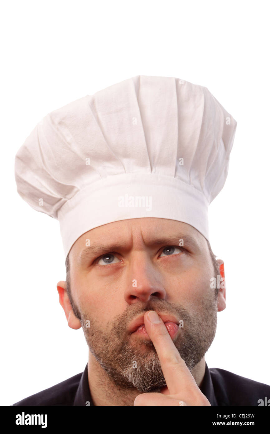 Chef with an idea Stock Photo