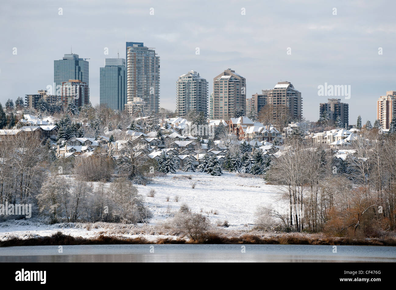 Merto Vancouver - Burnaby and Oakland Village Stock Photo