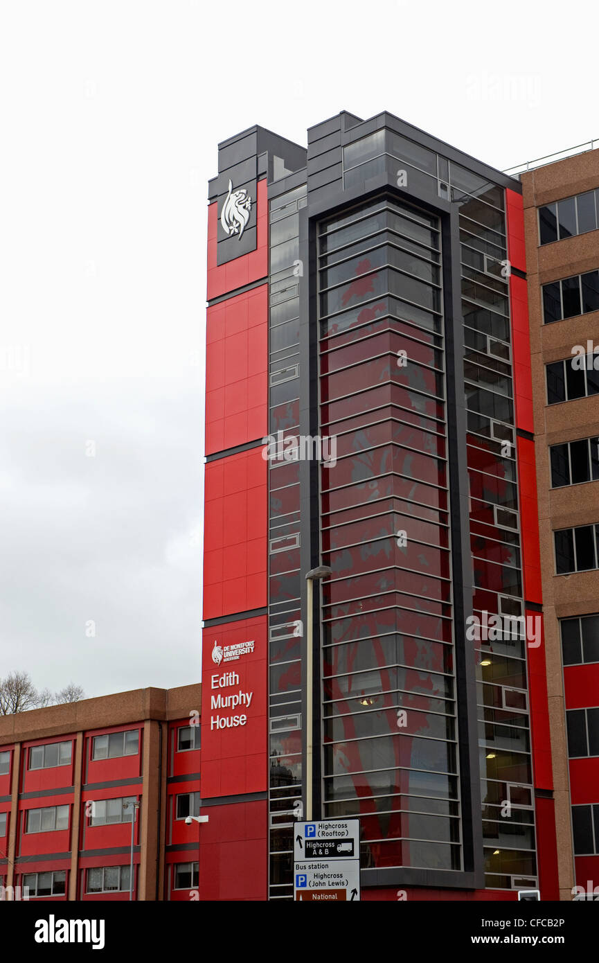 Edith Murphy House at DeMontfort University in Leicester City Centre. Stock Photo