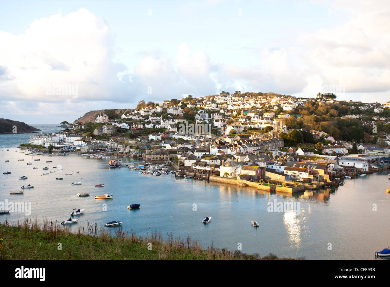 Salcombe Harbour and Estuary South Devon Stock Photo