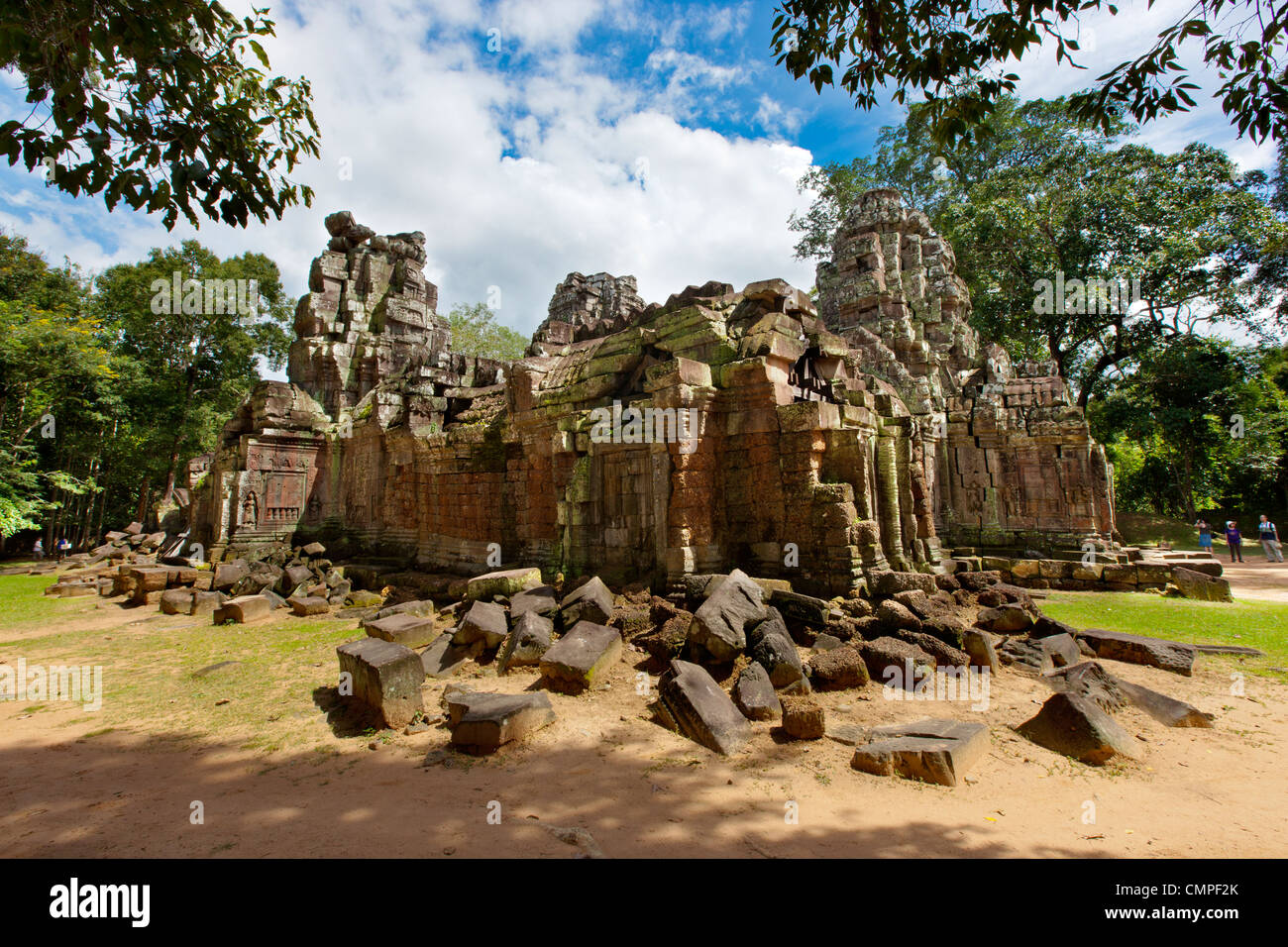 Ta Som, A small temple at Angkor, Cambodia, built at the end of the 12th century for King Jayavarman VII Stock Photo