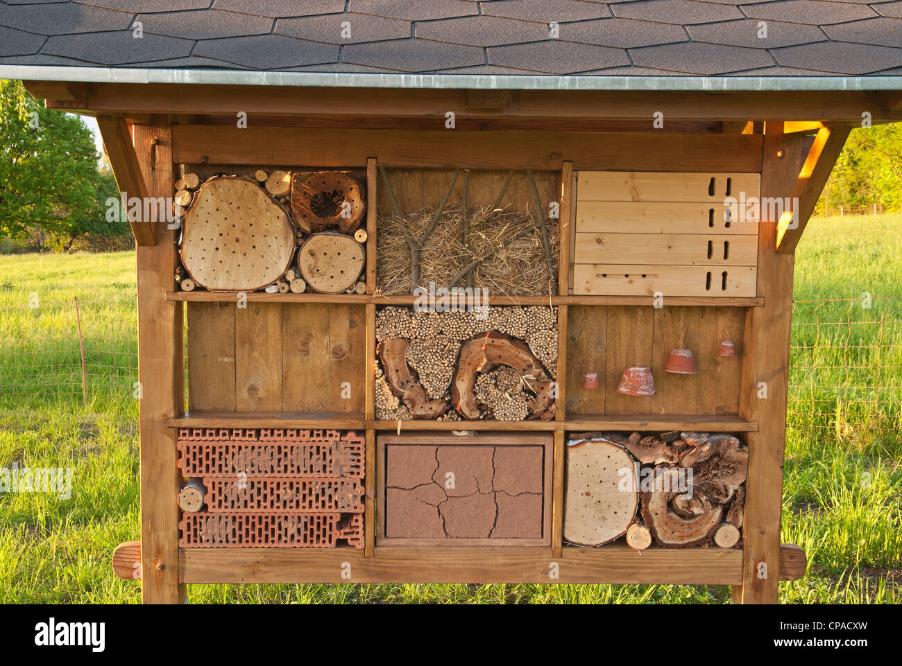 Insecthotel Stock Photo