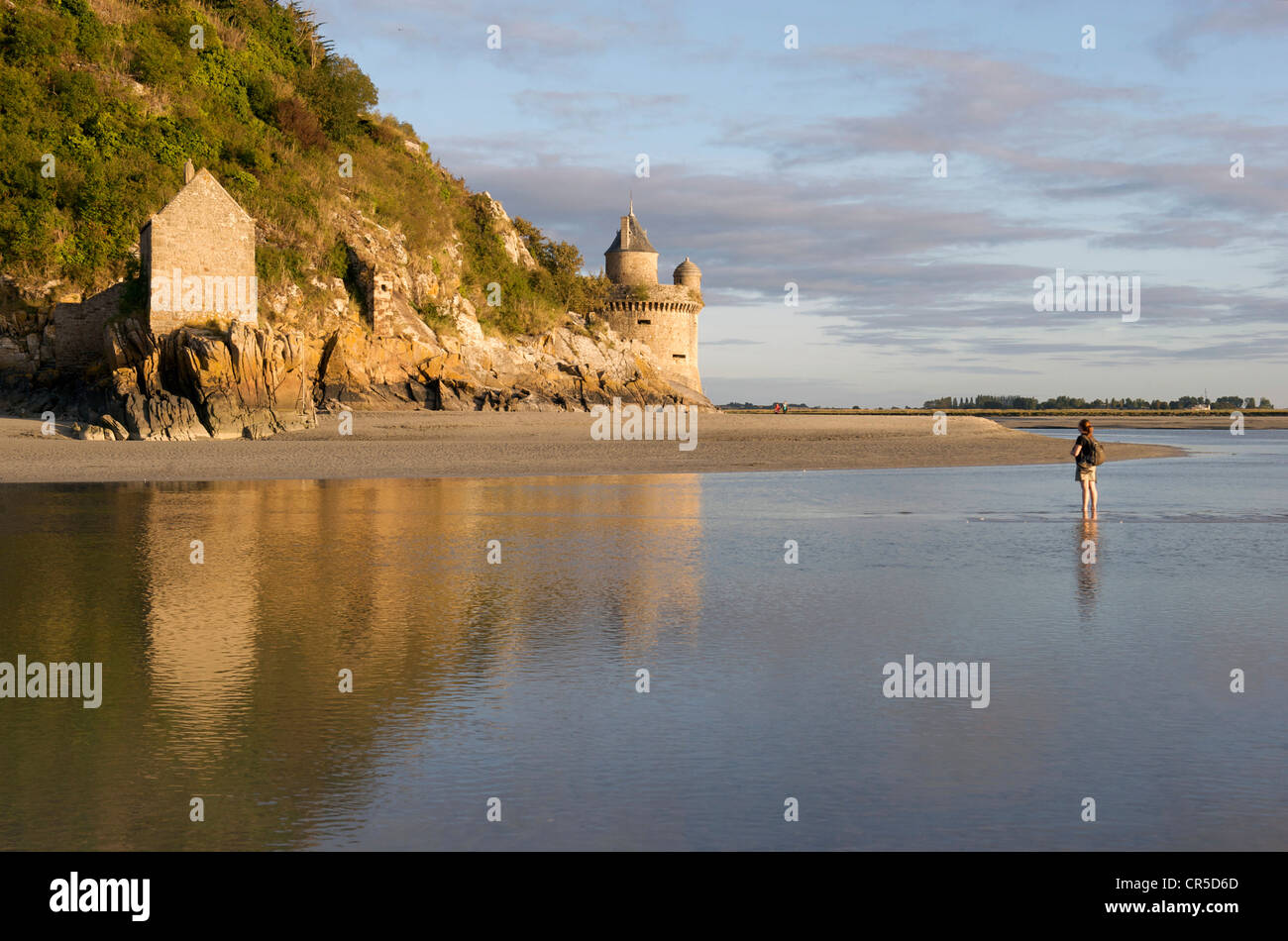 France, Manche, Mont St Michel, UNESCO World Heritage Stock Photo