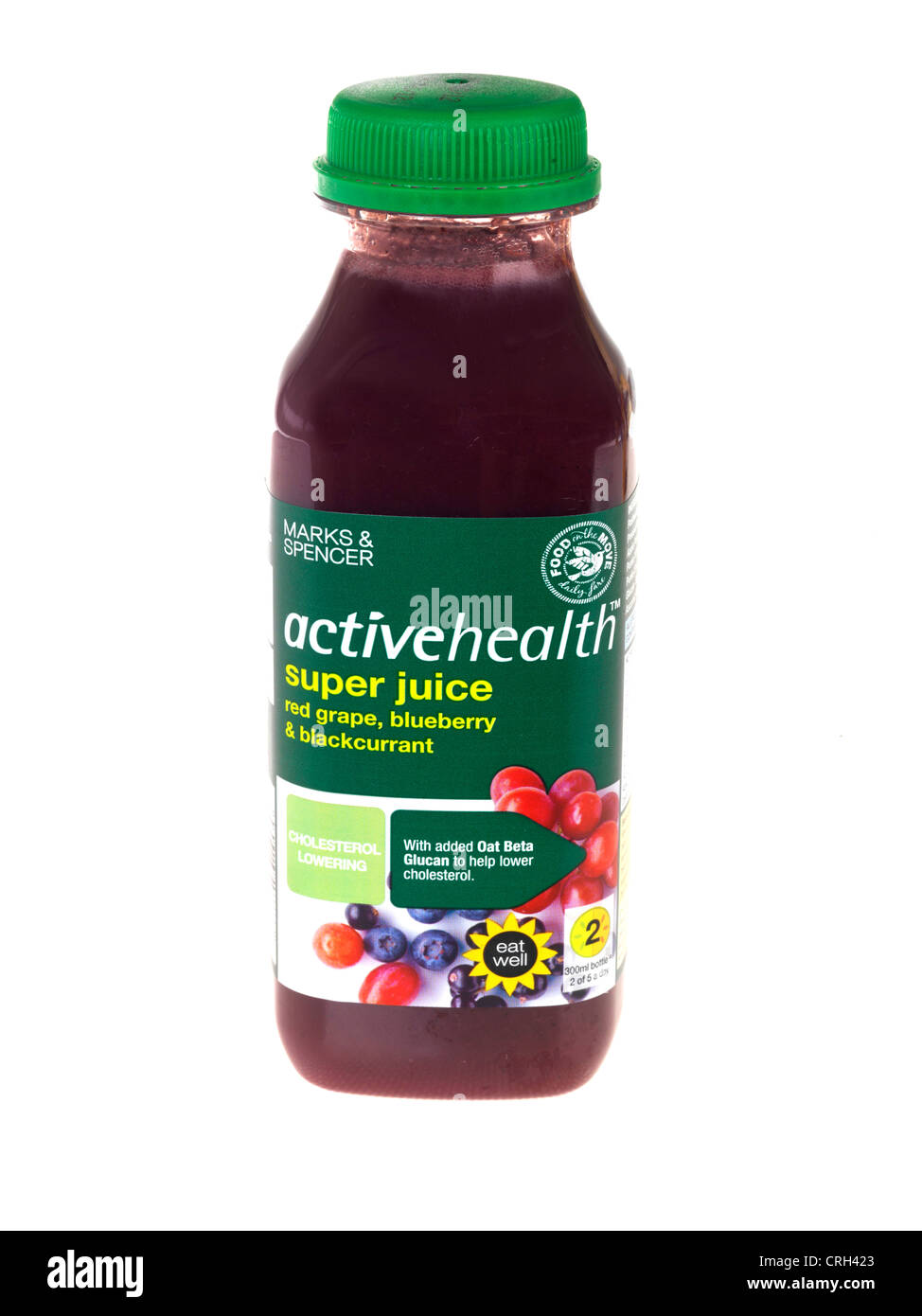 Red Grape Super Juice Stock Photo