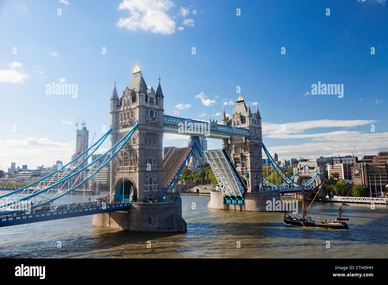 England, London, Southwark, Tower Bridge Stock Photo