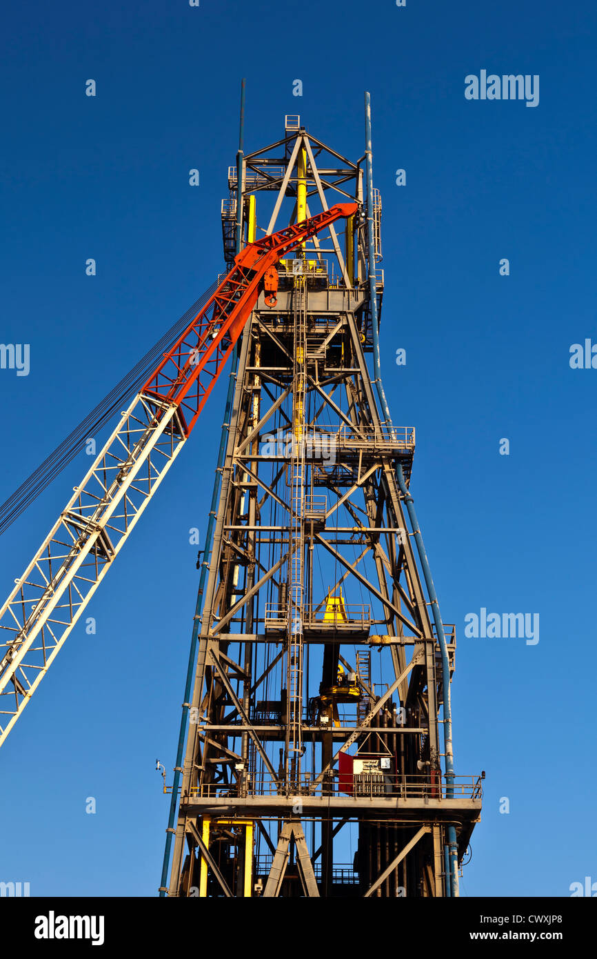 Crane and Derrick Stock Photo