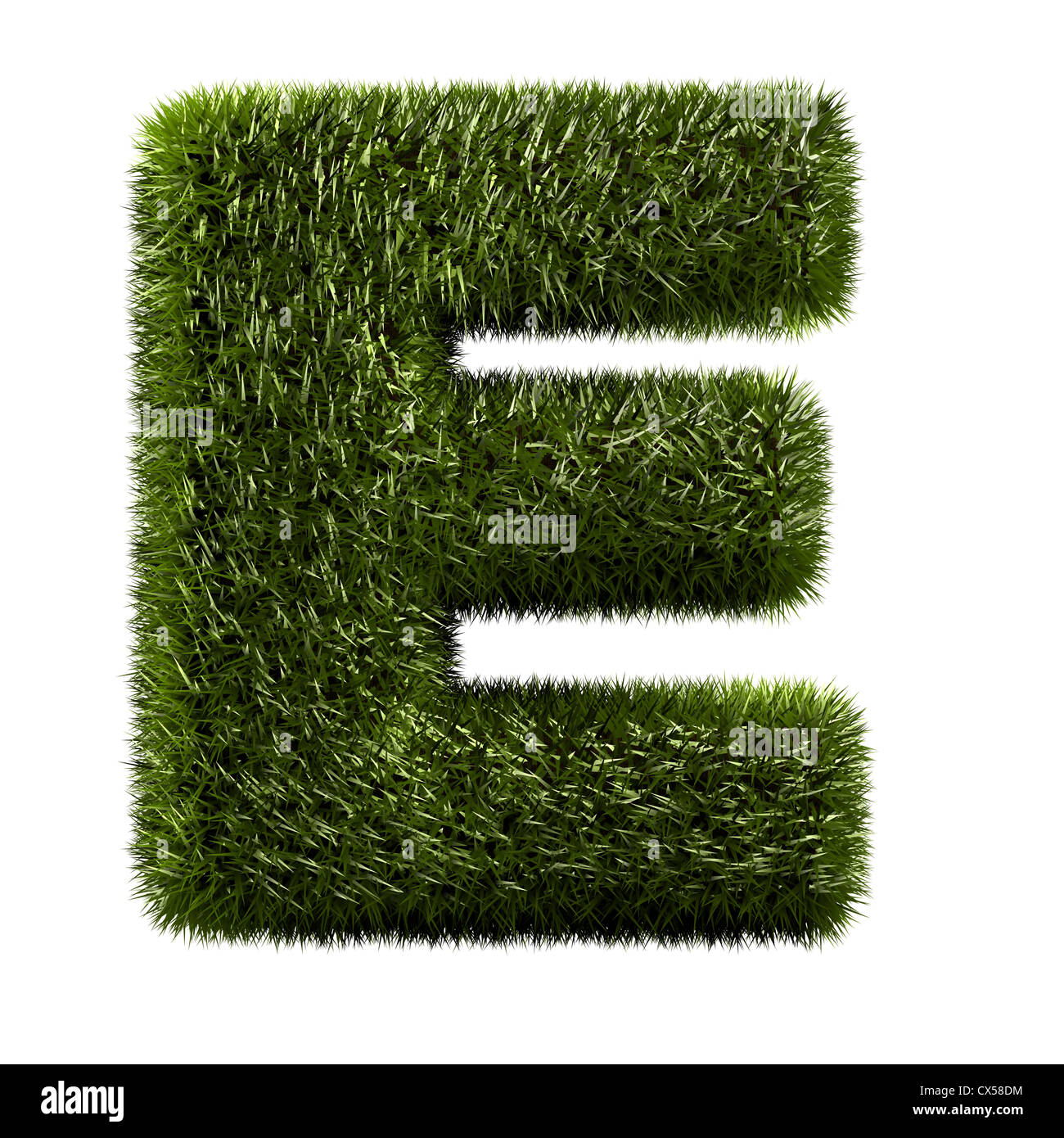 Grass ABC Stock Photo