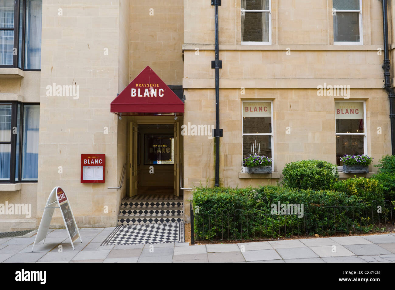 Exterior of Raymond Blanc's Brasserie Blanc in Bath Somerset England UK Stock Photo