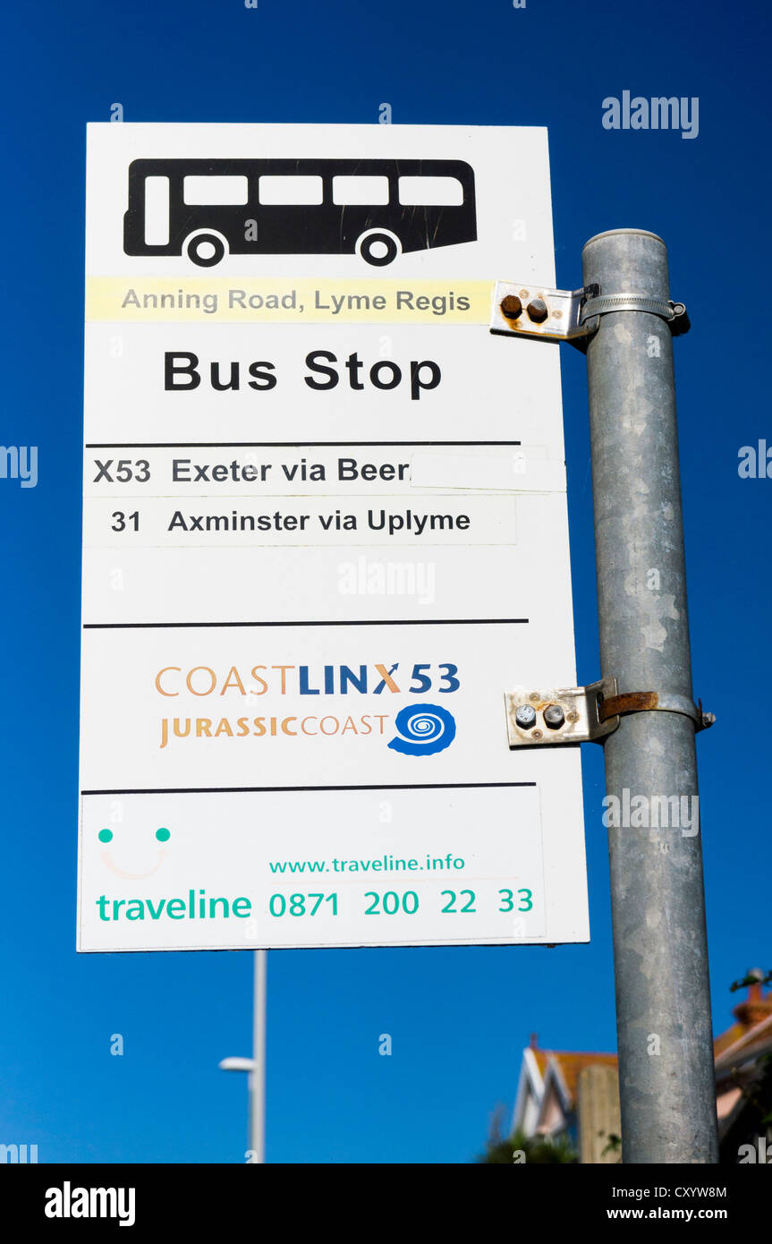 City Bus Stop Sign