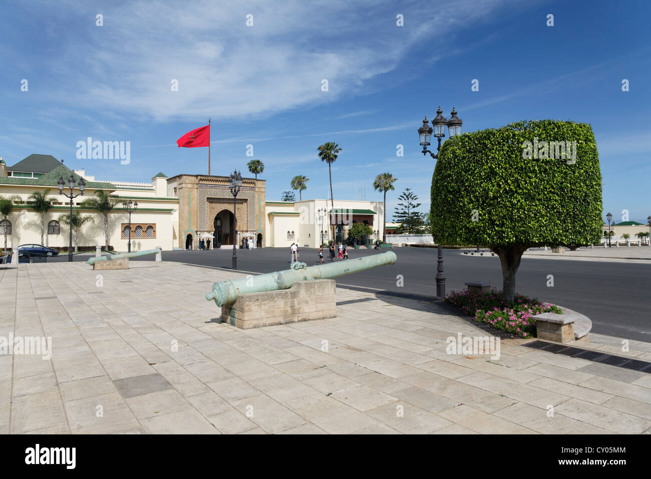 Royal Palace in Rabat, Rabat-Salé-Zemmour-Zaer, Morocco, Maghreb, Africa Stock Photo