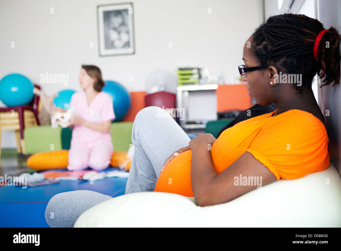 PREPARING FOR DELIVERY Stock Photo