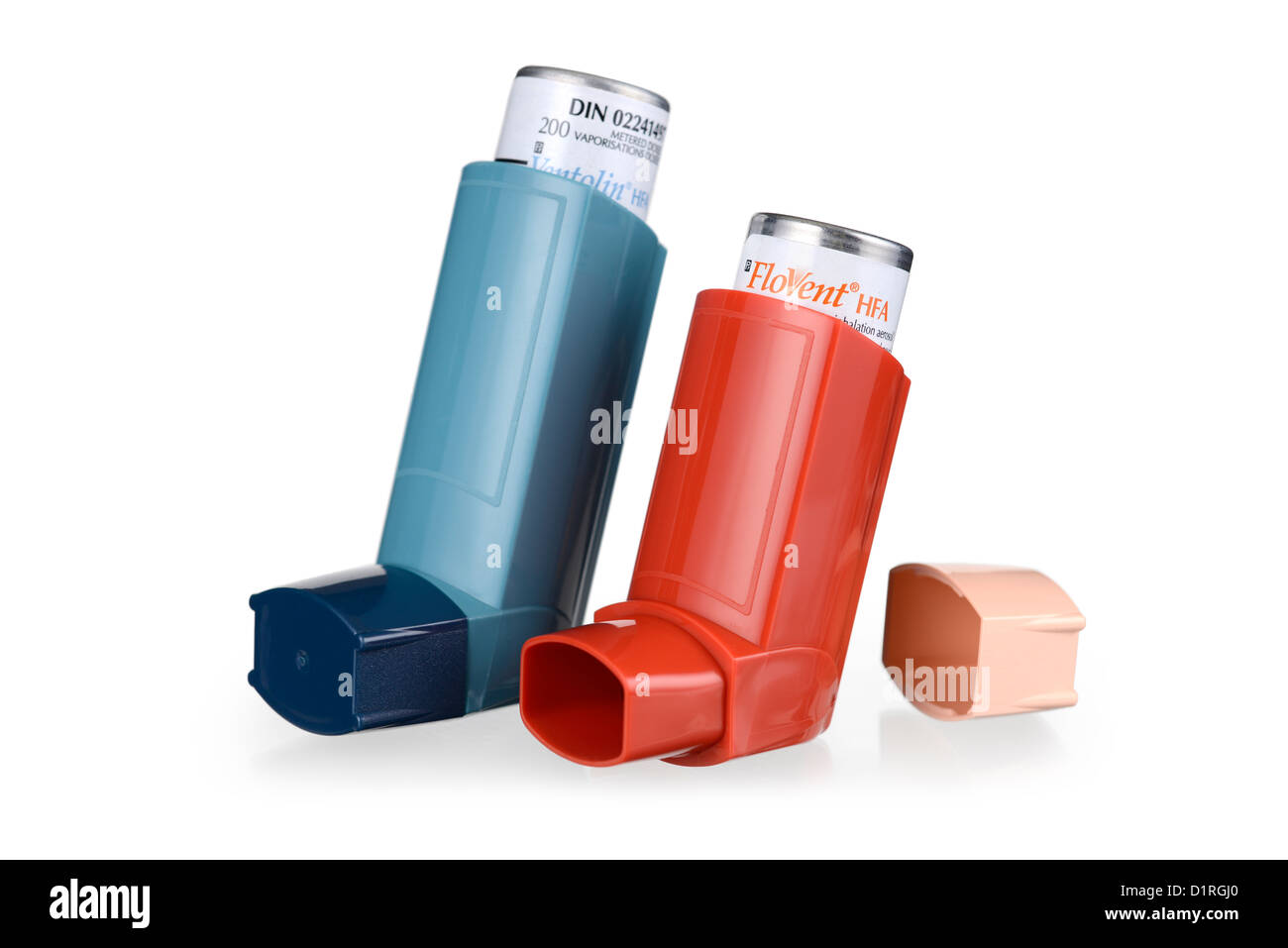 Red Asthma Inhalers