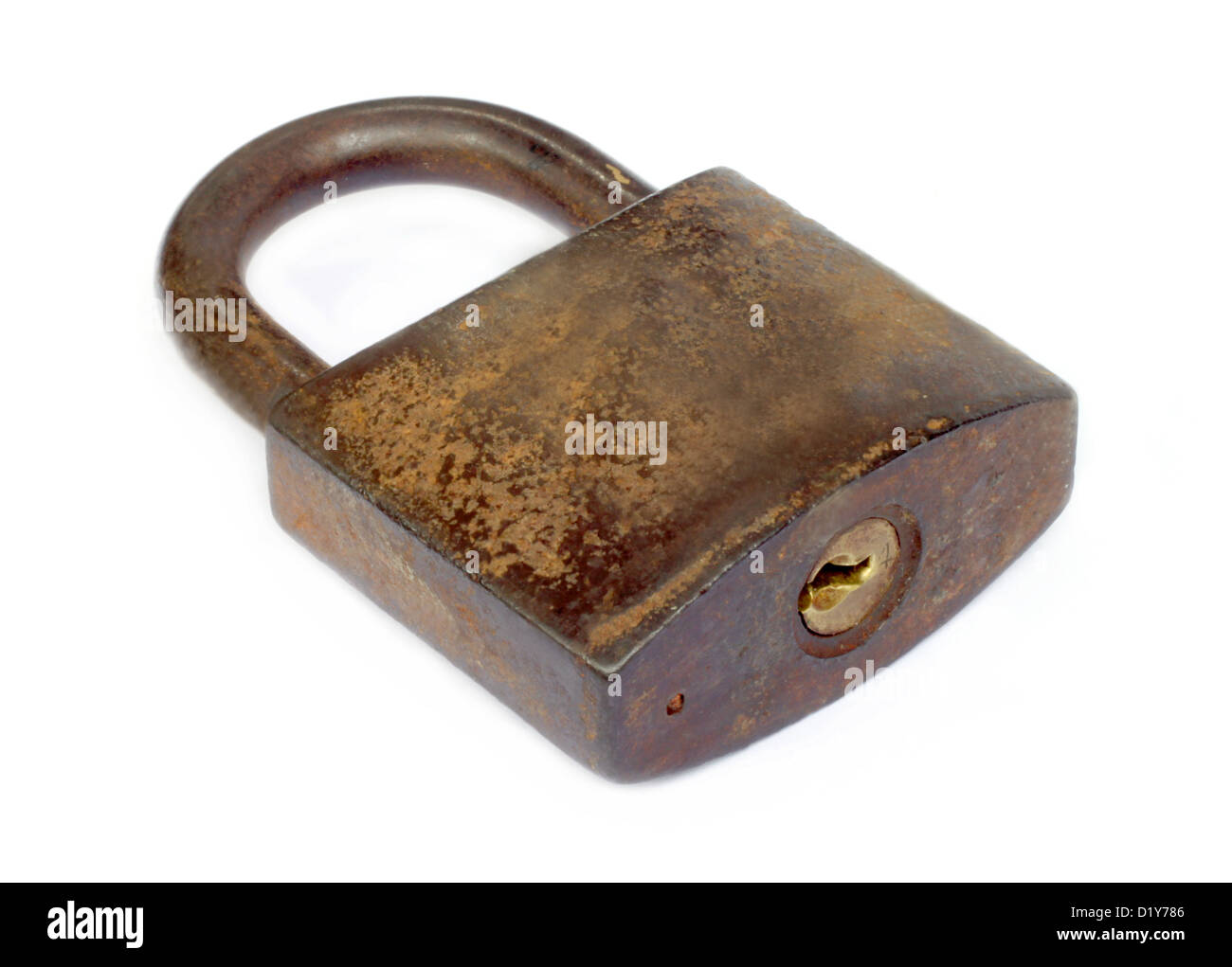 Old padlock Stock Photo