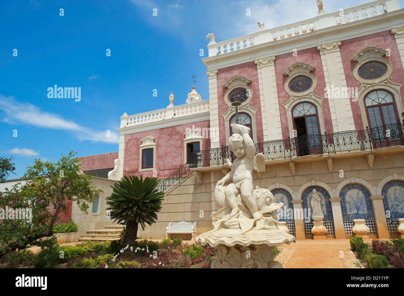 Estoi, Palacio de Estoi, Pousada hotel, Algarve, Portugal, Europe Stock Photo