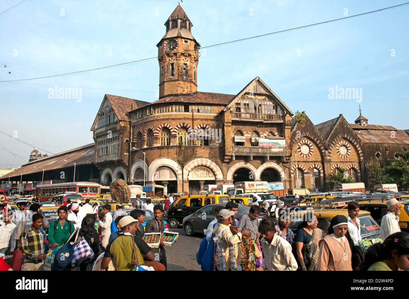 Mumbai ( Bombay ) India Crawford Market Stock Photo