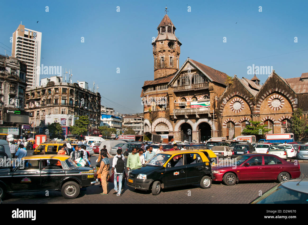 Mumbai ( Bombay ) India Crawford Market Stock Photo