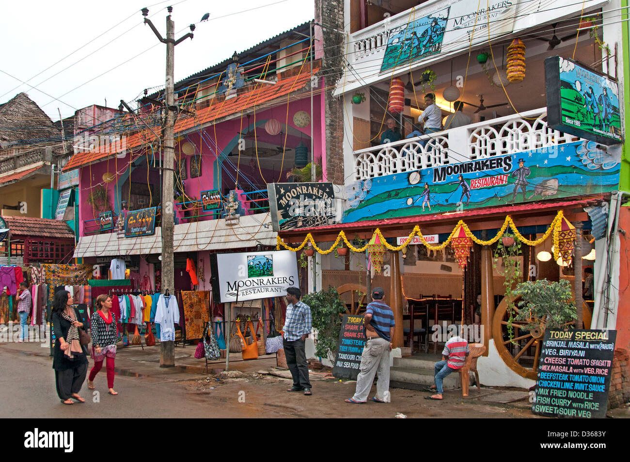 Covelong  ( Kovalam or Cobelon ) India Tamil Nadu Stock Photo