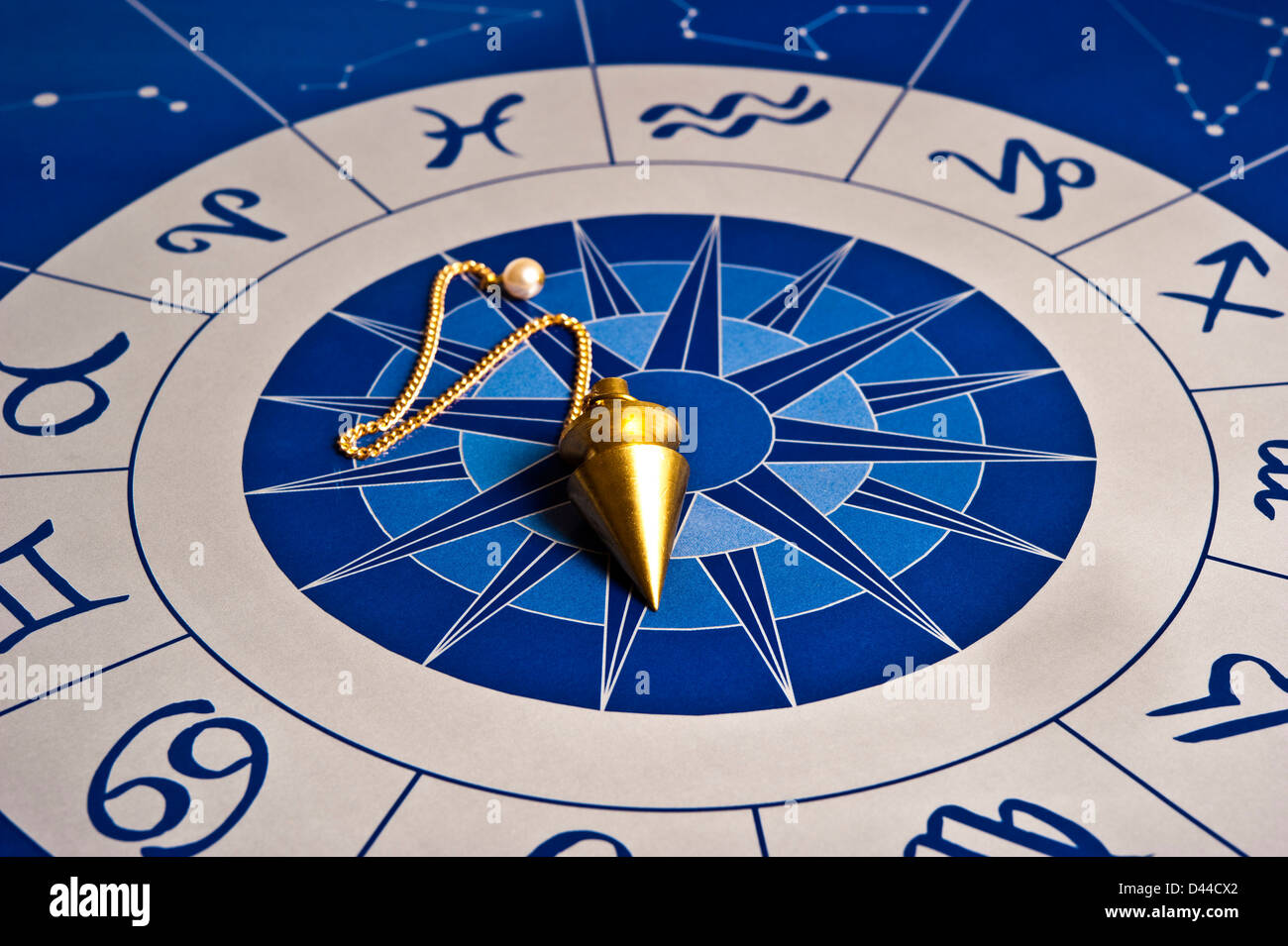 zodiac and pendulum Stock Photo