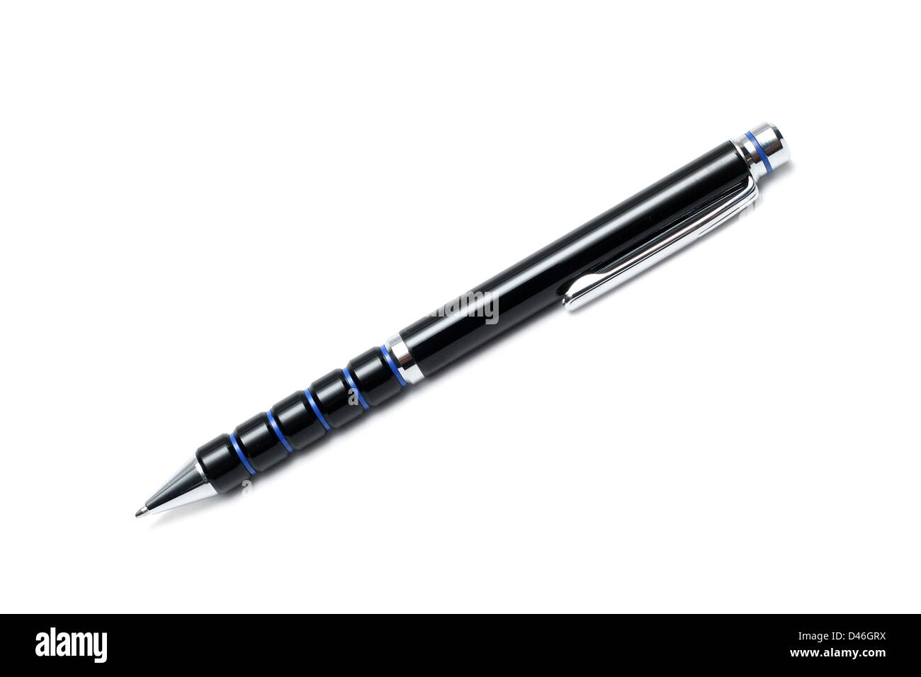 Black pen isolated on white background Stock Photo