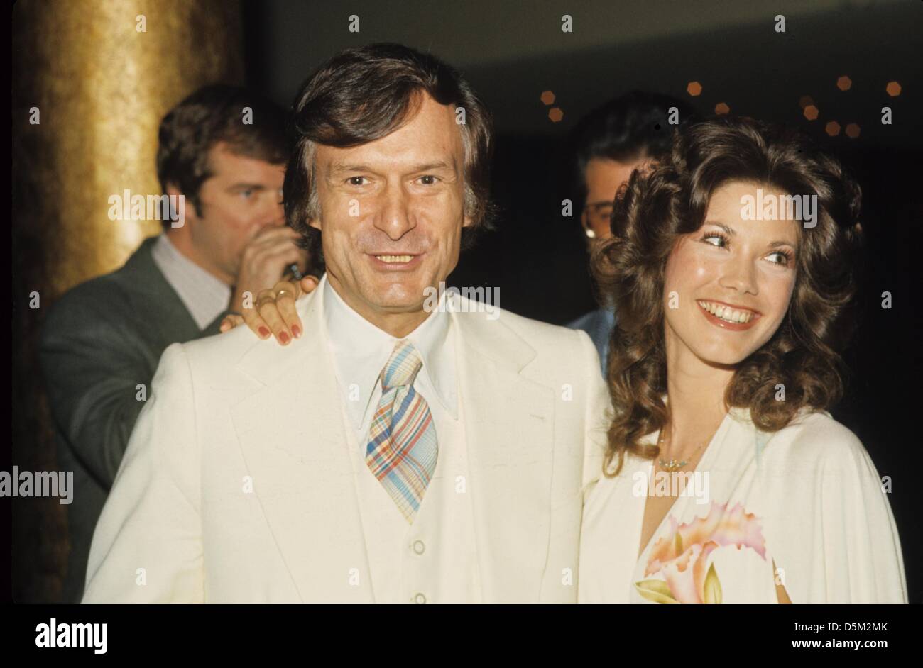 HUGH HEFNER with Barbi Benton.g0568b.(Credit Image: © Bob V. Noble/Globe Photos/ZUMAPRESS.com) Stock Photo