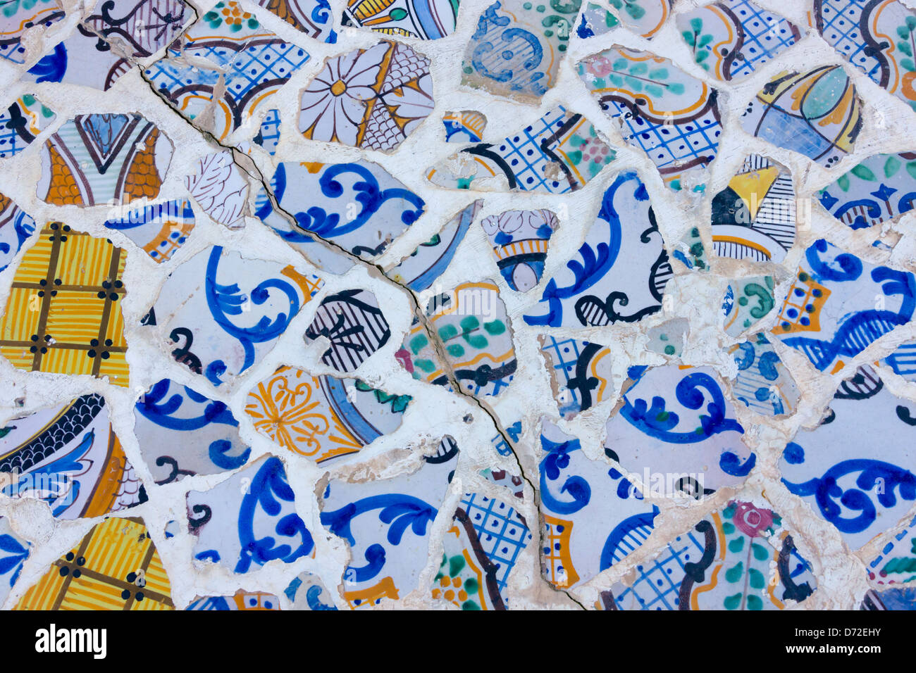 Decoration on the wall, Sidi Bou Said, Tunis, Tunisia Stock Photo