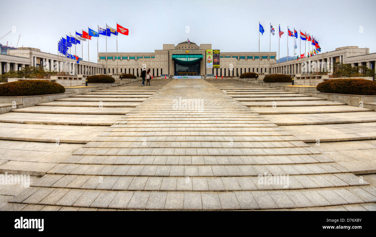 War Memorial of South Korea. Stock Photo