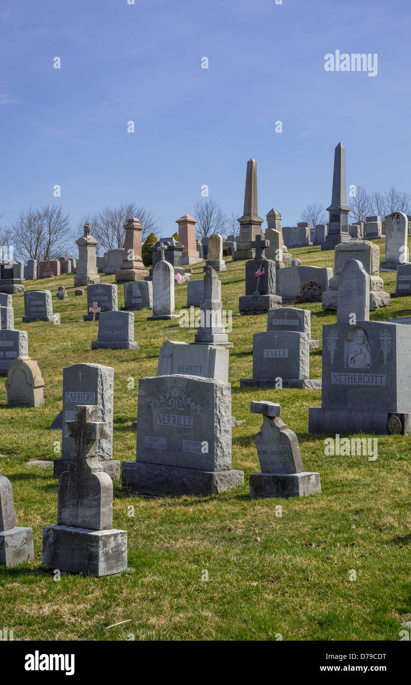 Graveyard Hill Stock Photo