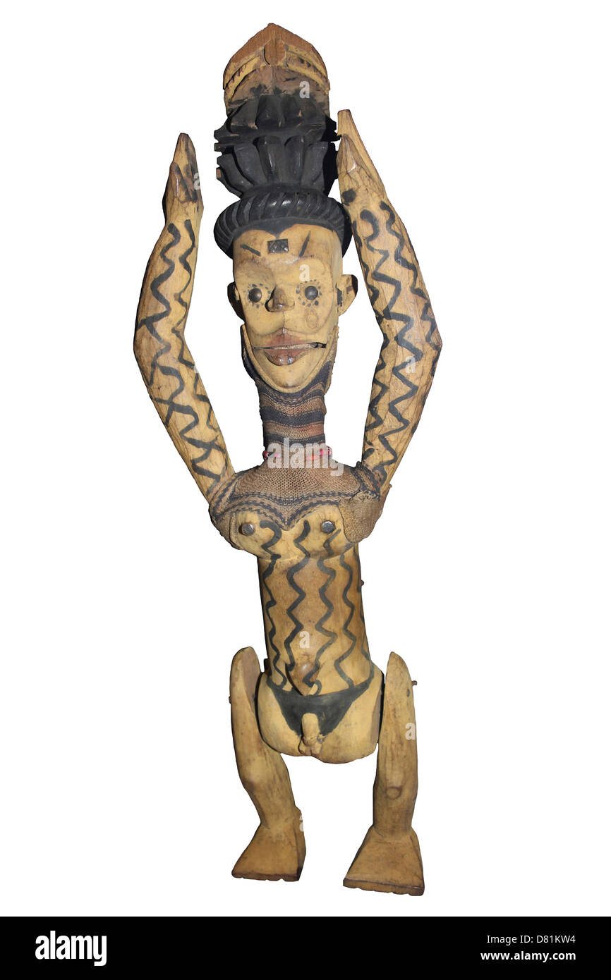 Male Puppet. Ogoni, S.E. Nigeria about 1905 Stock Photo