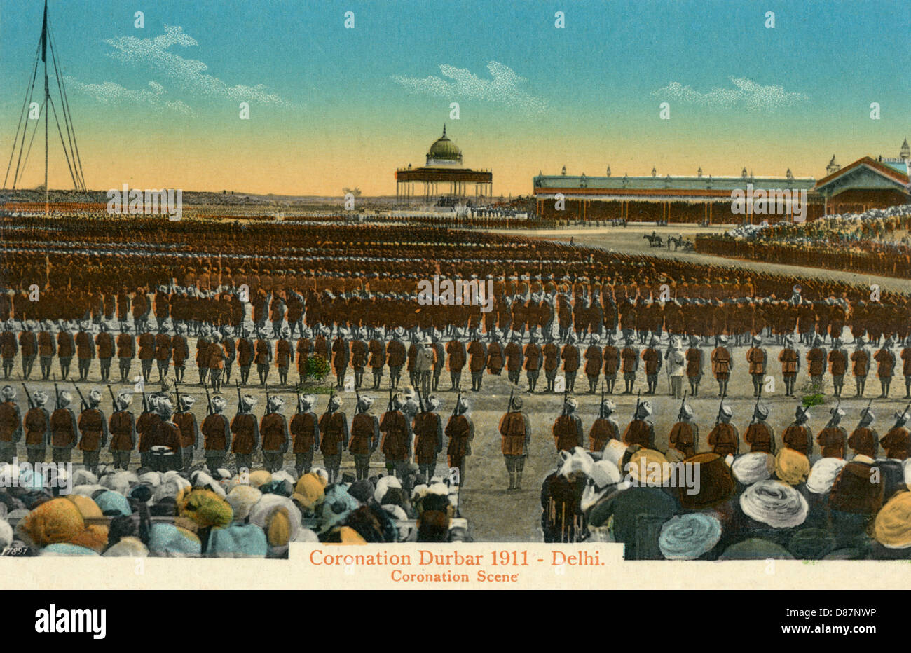 1911 CORONATION DURBAR Stock Photo