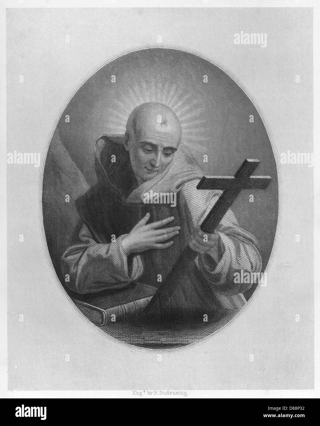 ST BERNARD OF CLAIRVAUX Stock Photo