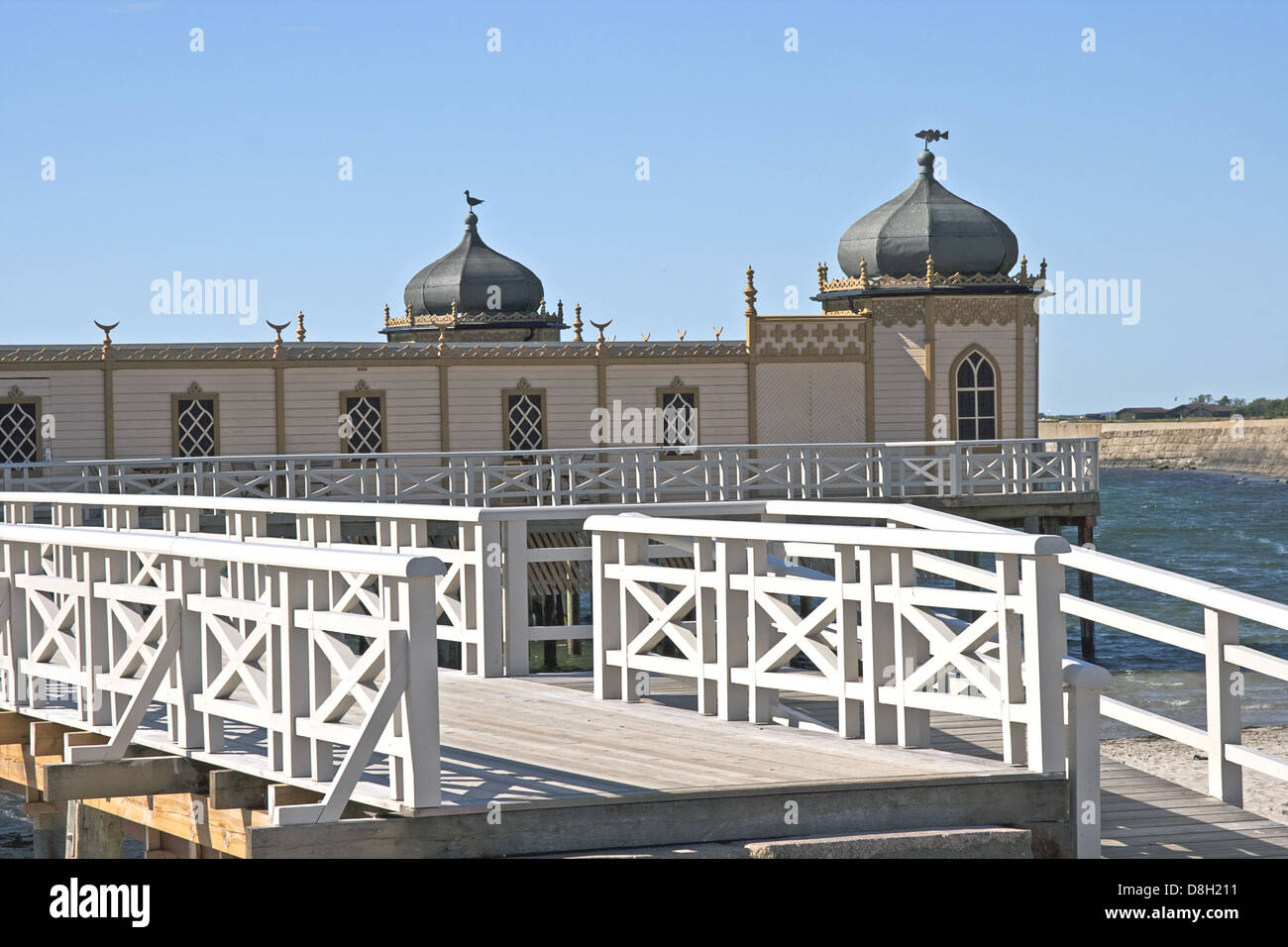 Bathhouse in Varberg, Sverige Stock Photo