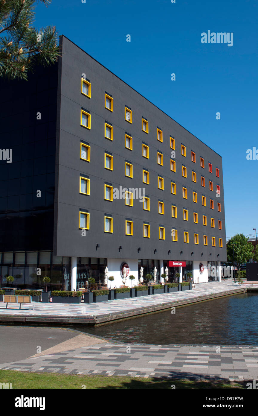 Premier Inn, The Waterfront, Walsall, West Midlands, England, UK Stock Photo