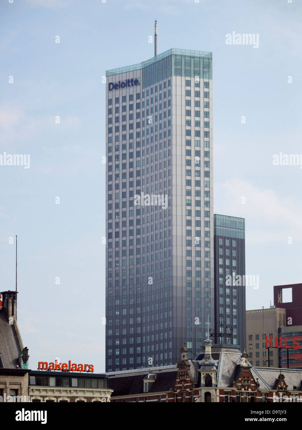 Deloitte office tower, Rotterdam, the Netherlands Stock Photo