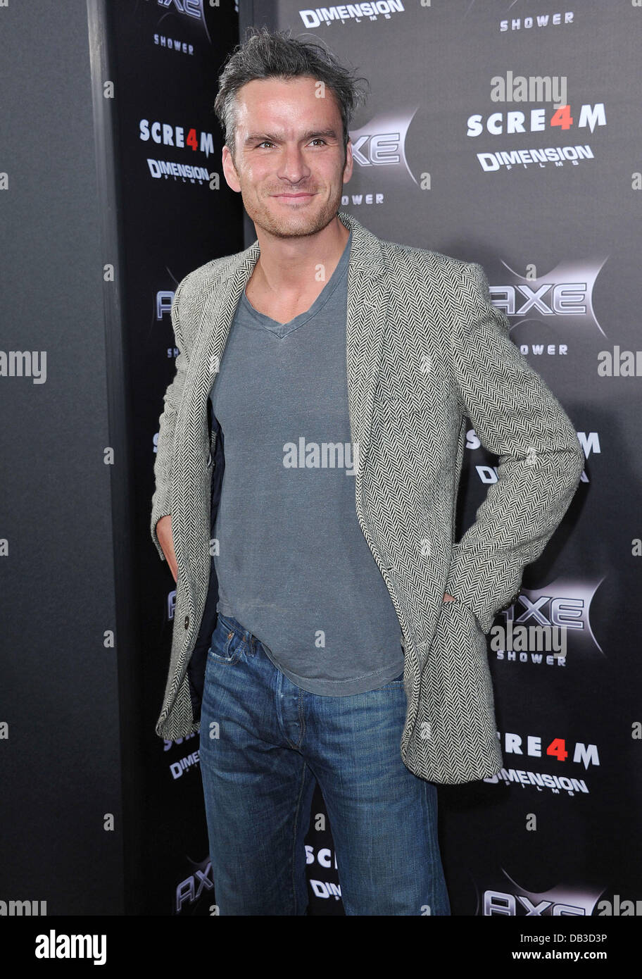 Balthazar Getty The premiere of 'Scream 4' held at the Grauman's Chinese Theatre - Arrivals    Los Angeles, California - 11.04.11 Stock Photo