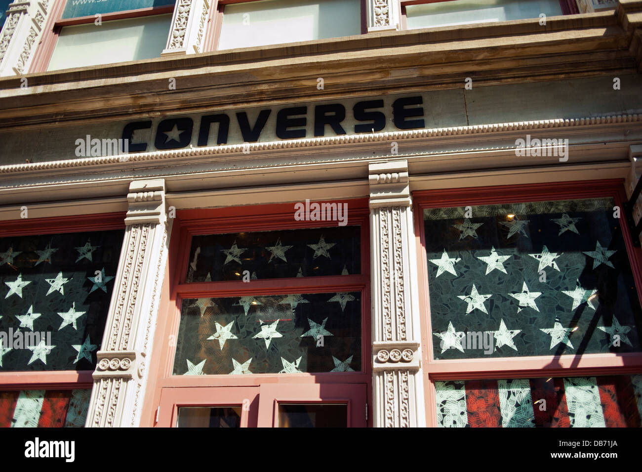 The Converse shoe store in New York City Stock Photo