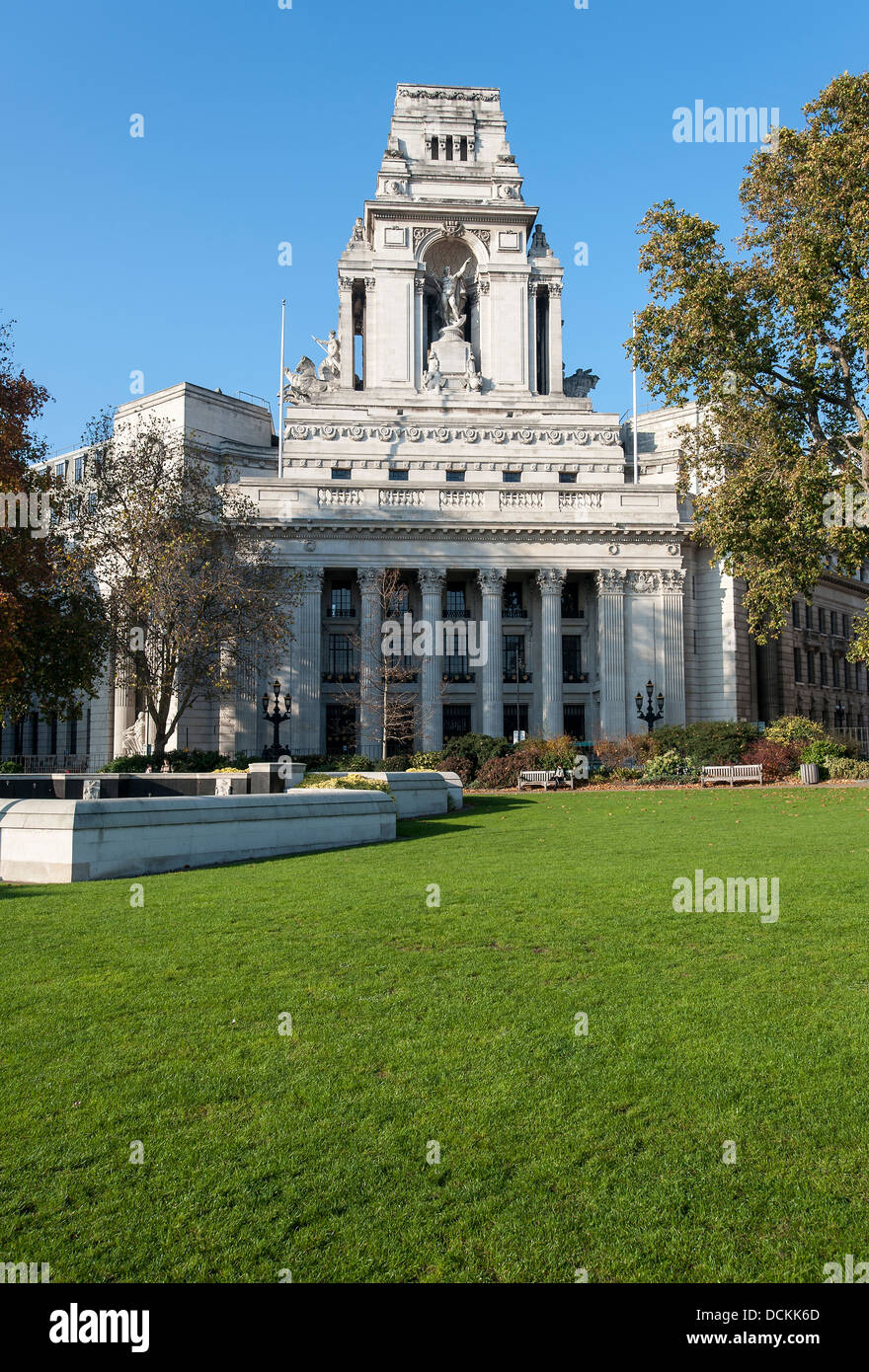 Trinity House, London, England seen from Trinity House Gardens Stock Photo