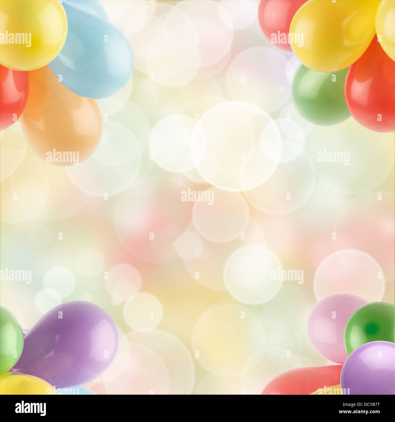 multicolored balloons Stock Photo