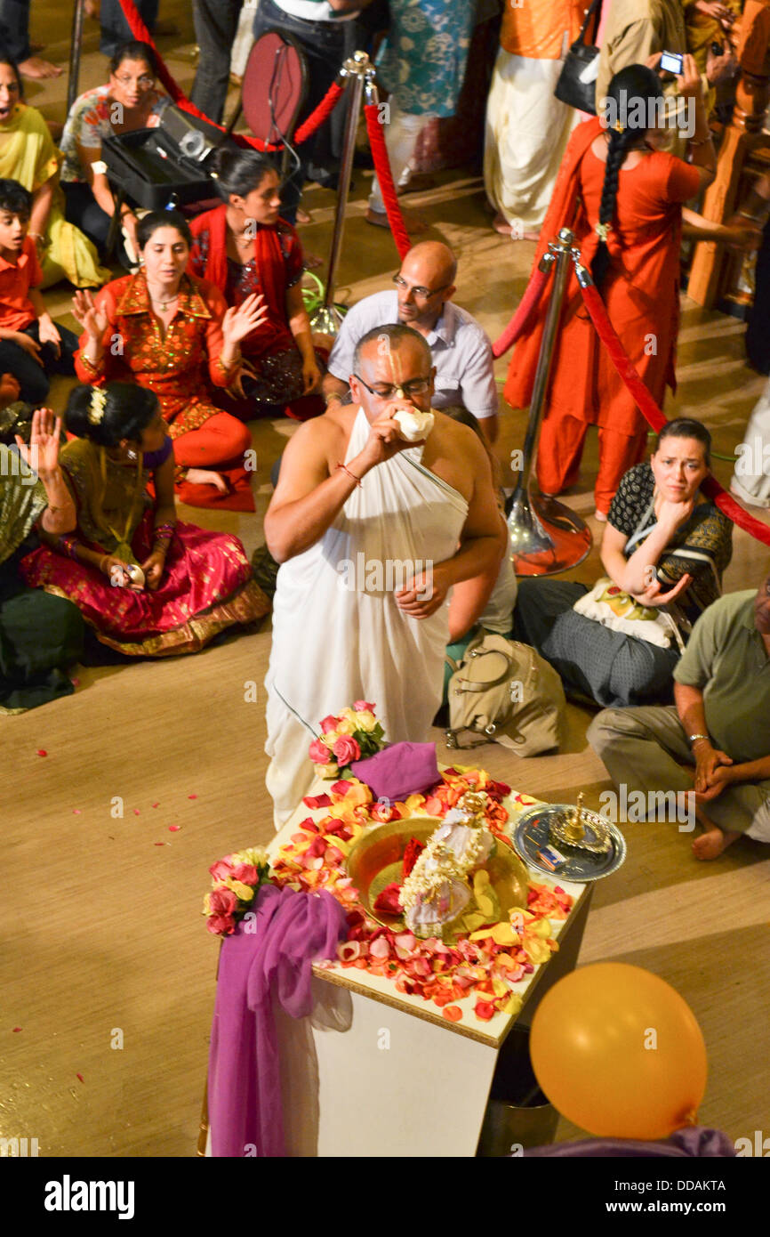 Toronto, Canada. 28th Aug, 2013. Janmashtami Celebrations at ISKCON Toronto © Nisarg Photography/Alamy Live News Stock Photo