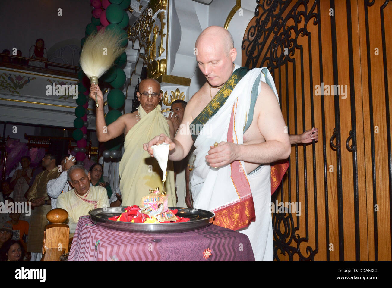 Toronto, Canada. 28th Aug, 2013. Janmashtami Celebrations at ISKCON Toronto © Nisarg Photography/Alamy Live News Stock Photo