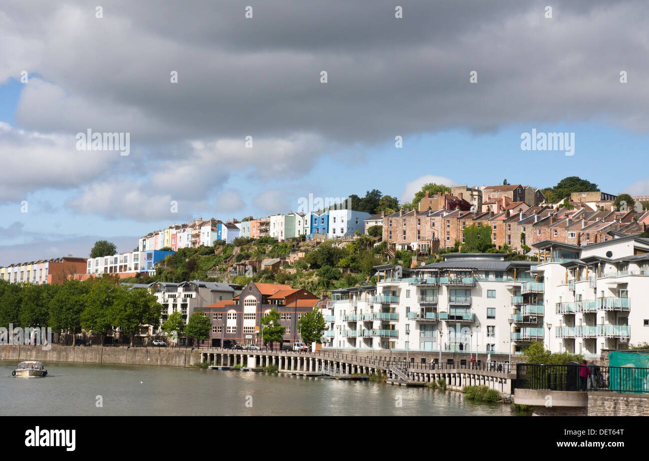 Bristol's historic harbourside. Bristol England UK Stock Photo