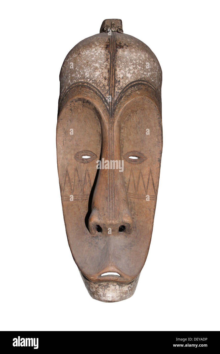 Fang Ngil Mask, Gabon Stock Photo