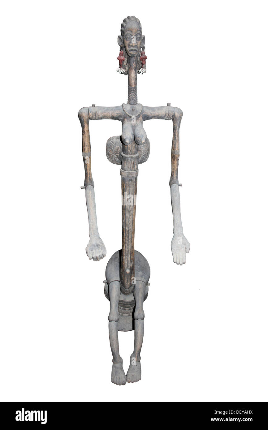 Female Merekun Marionette Puppet, Mali Stock Photo