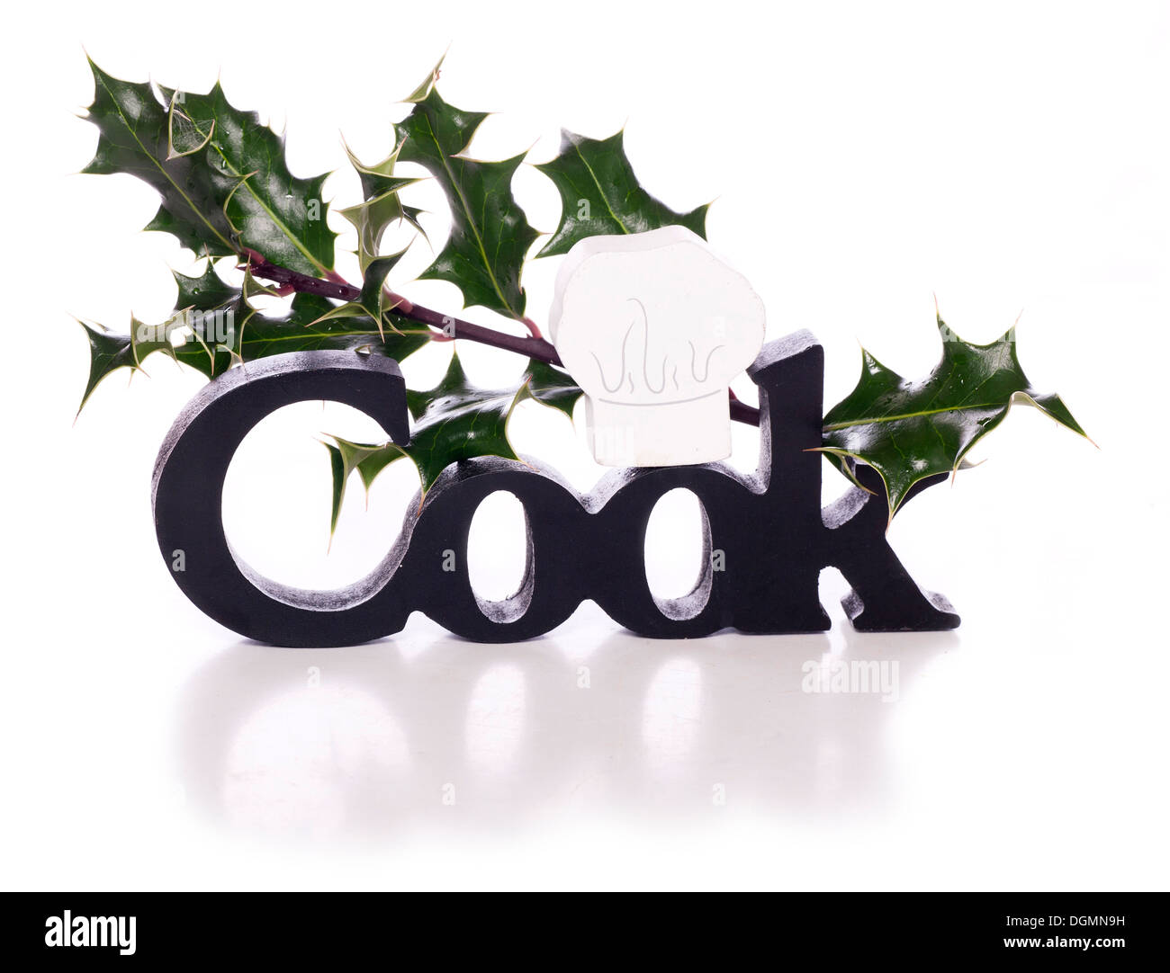 Christmas cooking studio cut out Stock Photo