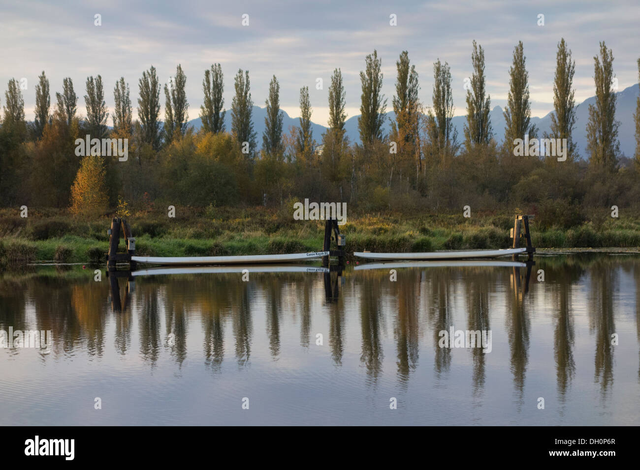 Burnaby lake, Burnaby, BC, Canada Stock Photo