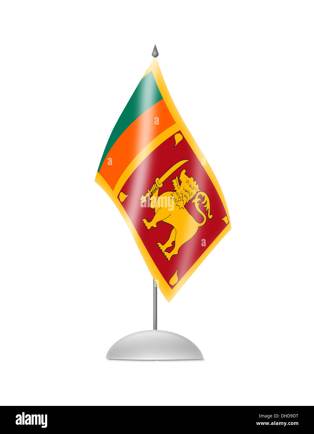 The Sri Lanka flag Stock Photo