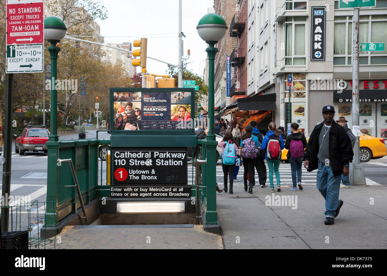 Subway Train Station Entrance