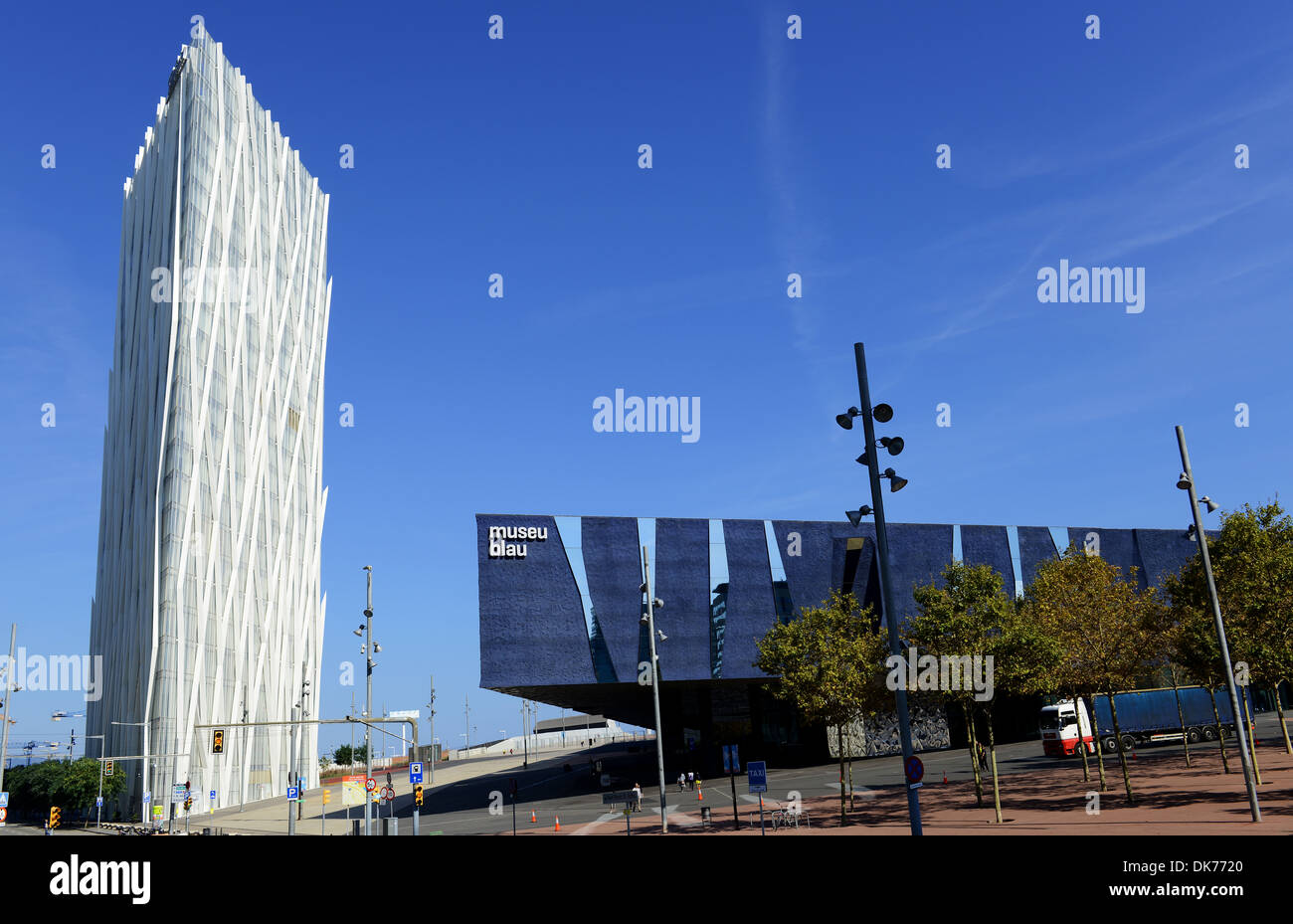 Blue Museum, Museu Blau, Barcelona, Spain Stock Photo