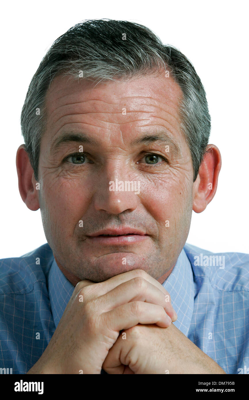 George Burley, former Scotland football player and national team manager Stock Photo